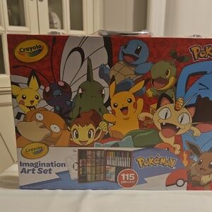 Crayola Pokémon Imagination Art Set  115 Pieces Brand New